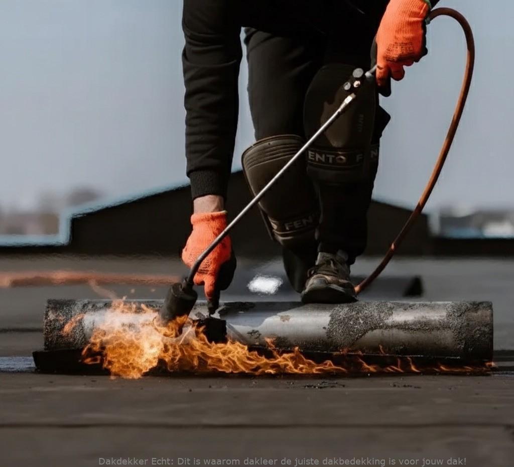 Bitumen Dakbedekking Dakleer Echt