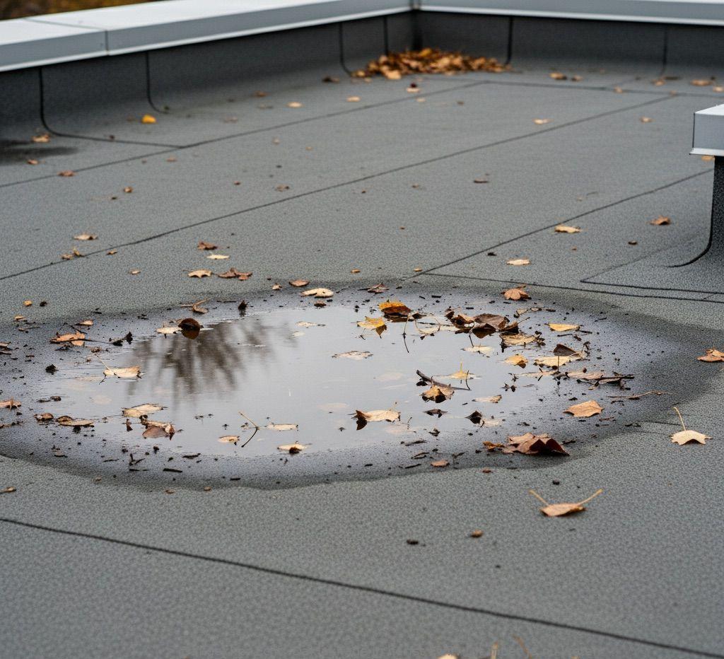Daklekkage In Herfst Echt