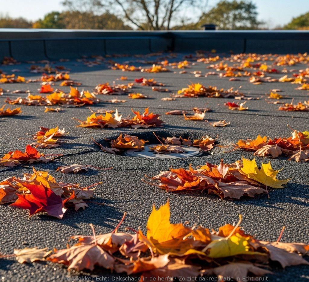 Dakschade In Herfst Echt